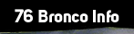 Specs for the Early 1976 Ford Bronco restoration